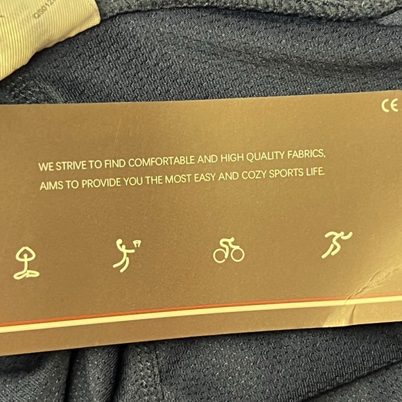 Viodia Skort Navy Blue Pull On Side Slits Drawstring Athletic‎ Golf Tennis LG - Picture 13 of 15